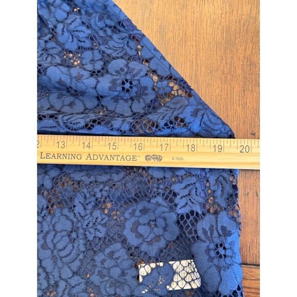 NWT Free People Womens Halter Lace Top Sweet Meadow Dreams In Blue Sz S - Picture 10 of 11